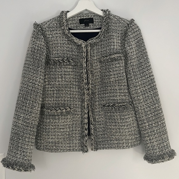 J.Crew Boucle Jacket size 4 - Picture 1 of 7